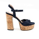 Rock & Co Mykonos 2 Ladies Heeled Sandals Navy
