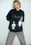 Oversized Printed T-Shirt - Black Jack Harlow