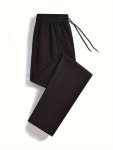 Men's Solid Color Activewear Sports Pants Drawstring Quick Dry Athletic Trousers Athletic Joggers For Men Summer Autumn Gym Fitn