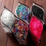1000PCS MINI Nylon Colorful Detachable Hair Ties Set With Storage Bag - Perfect Gift For Teens & Girls Ideal For Birthdays & Chr