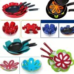 6PCS Premium Heat-resistant Pot & Pan Protectors - Durable Polyurethane Round Shape Hand Wash Only - Essential Kitchen Accessori