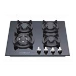Goldair 4 Burner Gas On Glass Hob GBGH-4002