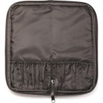 Qosmedix Make-up Brush Leatherette Case 10 Pockets Black 279 X 266MM