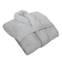 Club Classique Coral Fleece Bathrobes - Various Colours & Sizes - XL / Stone