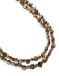 GREE N Irregular Beaded Double Layered Long Necklace