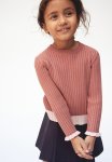 Rib-knit Jumper - Rust Red
