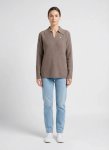 Polo Anele Johnny Collar Iron Knitwear - XL Brown