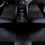 4PCS Fit Waterproof Faux Leather Car Floor Mats - Full Set Auto Interior Protection Accessories