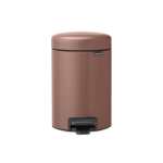 Brabantia Pedal Bin Newicon 3 Litre In Various Colours - Platinum