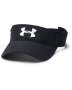 Men's Ua Core Golf Visor - Black/white / Osfa