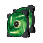 Corsair SP140 140MM Green LED 2 Pack
