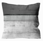 Grey Shades Minimalist Zipper Scatter Cushion - Inner Included