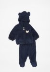 PoP Candy Hooded Track Suit Set-navy Blue