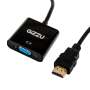 Gizzu 1080p HDMI To VGA Adapter With Audio Port