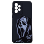 Scream Ghost Face Design Phone Case For Samsung Galaxy A33 - Black/white