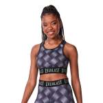 Everlast Ladies High Impact Sports Bra - Carbon Print - XL
