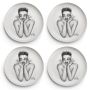 Carrol Boyes Side Plate Set Of 4 - Fascinating