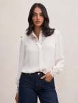 Hannah Lace Trim Shirt - 20 Neutral