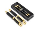 Alex Varga Corona Ball Pen & Rollerball Set - Black Only - One-size Black