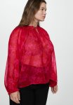 Plus Blouse Virey - Red