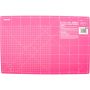 Olfa Mat Rotary 450 X 300MM Metric & Inch Double Sided Pink