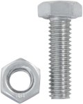 Nut & Bolt Set Hexagon 6.0 X 20 Mm