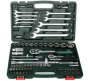 82 Piece Ratchet Wrench Hand Tool Socket Set Camping & Hiking Automotive Toolkit