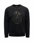 Mens Milos Sweatshirt In Black - Black 2XL
