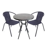 Patio Bistro Set Polymer 3-PIECE