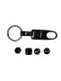 Key Ring Holder With 4 Piece Valve Set
