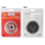 Tork Craft Wire Cup Brush Crimped Plain 60MMXM14 Blister
