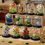 Everlasting Flower Building Blocks - Perfect For Mother's Day Valentine's & Thanksgiving Decorations