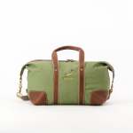 Canvas & Leather Travel Bag Military Olive - One Size
