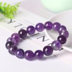 1PC Lavender Amethyst Bracelet Single Loop Bracelet 8MM