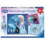 Disney Frozen - Elsa Anna & Olaf Puzzles 3 X 49 Piece