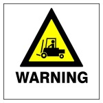 Warning Forklifts Safety Sign HW31