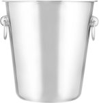 4 L Steel Wine With Ring Handle Ice Bucket