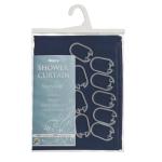 Drip Dry Shower Curtain Navy A271