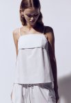 A-line Strappy Top - White