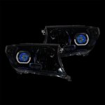 Toyota Land Cruiser 200 Series Bushdoof Bi-led Angry Eye Headlights Pair For