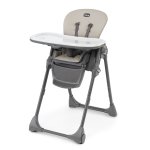 Chicco Polly New Taupe Space-saving Fold Highchair