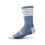 Mens Long Outdoor Cotton Sock Blue Wys