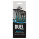 Duel Edge 4 Quad Blade Disposable Razors 4 Pack