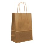 Medium Brown Party Bag With Handle Pack Of 10