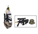 Gun Rifle Friction & Military Hat Set