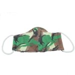 4AKID Adults Reusable Fabric 3-LAYER Non-medical Mask - Large Size - Camo