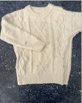 Cotton On White Cable Knit Jersey 4Y