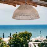 Zig Zag Jute Pendant Light