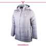 Womens Teddy Fleece Plain Puffer Jacket Platinum - 10XL