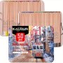 Kalour Pro Pastel Chalk Colored Pencils Set Of 50/72 Colors Color Charcoal Pencils For Drawing Sketching Coloring Shading Art Supplies For Adults Artists